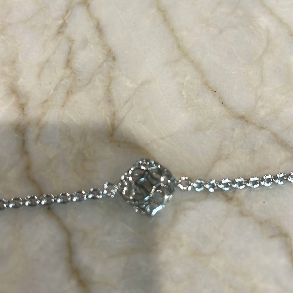 Kendra Scott silver 42 inch necklace EUC - Picture 2 of 7